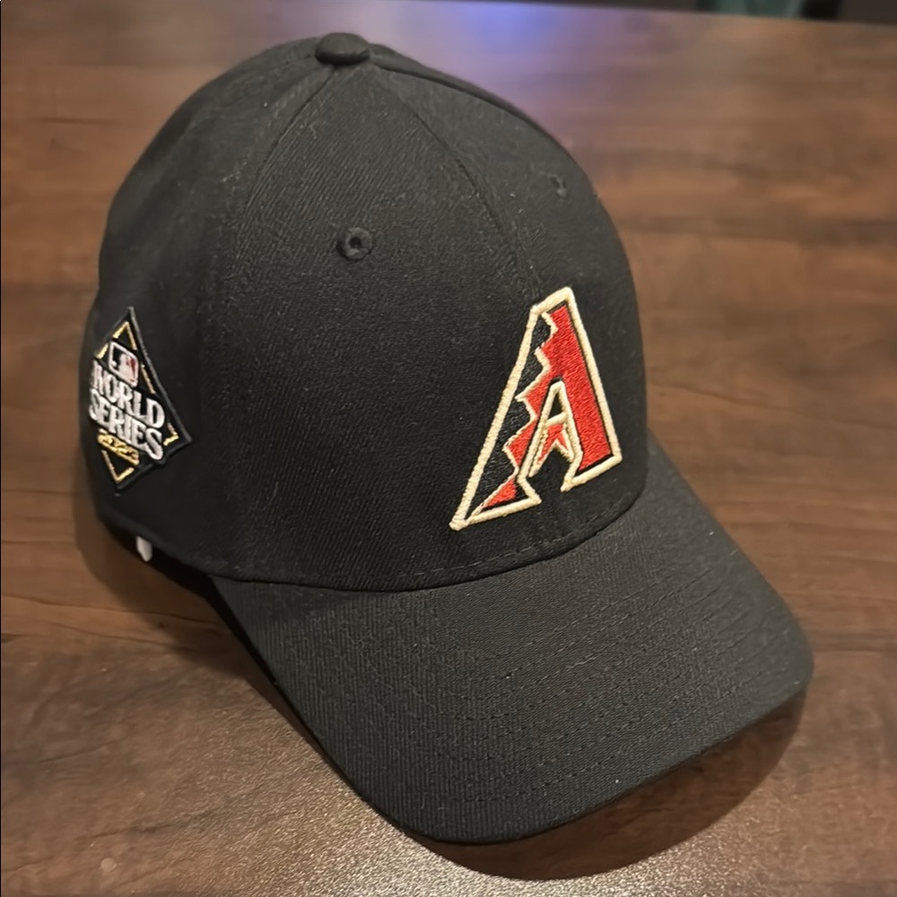 Black Cap with Red and Gold Logo